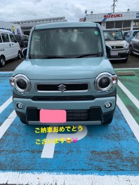 ハスラー納車しました('ω')ノ